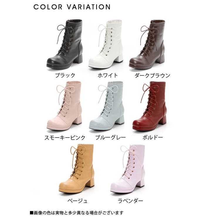 シンプル定番ロリータショートブーツ|DML|FN|SW||][品番：YU000039453