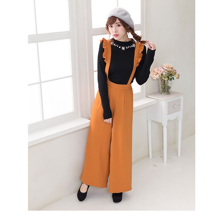 ビジュー付きニットトップス|NL|FN|CS||][品番：YU000039606