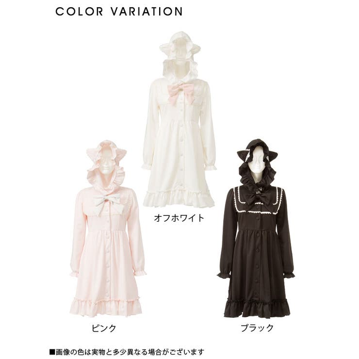 ねこ耳ボンネット風フードカットソーワンピース Dml Pr Sw 品番 Yu 夢展望 ユメテンボウ のレディースファッション通販 Shoplist ショップリスト