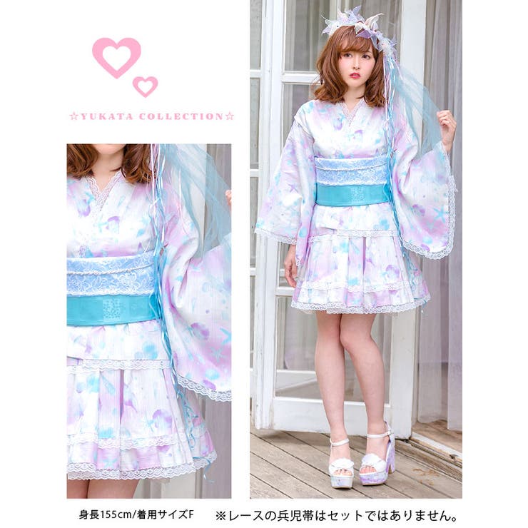 マーメイドドレス浴衣|DML|PR|SW][品番：YU000040135]｜夢展望