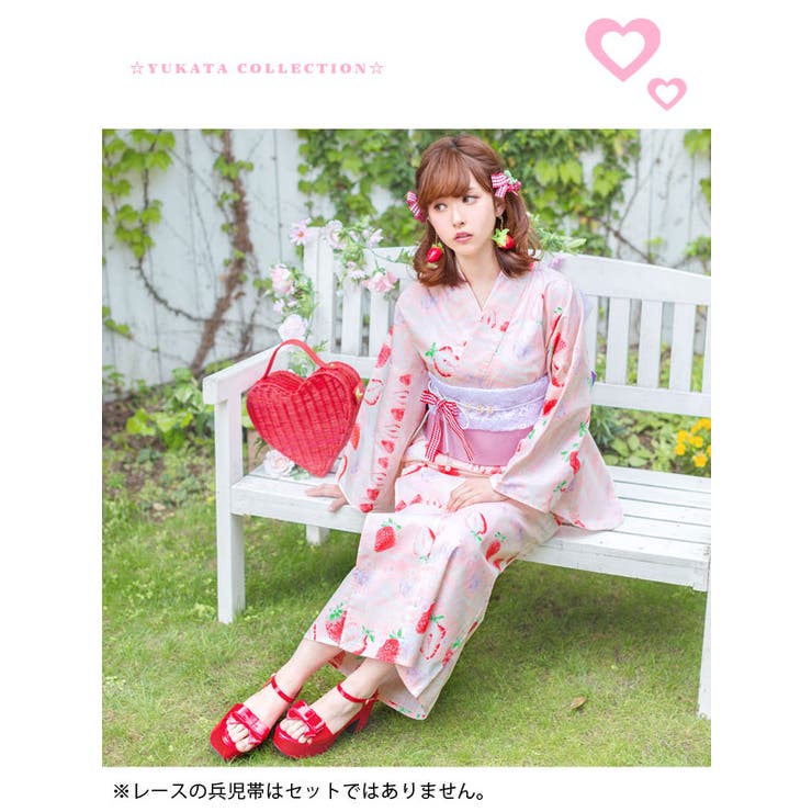 ショートケーキ浴衣|DML|PR|SW][品番：YU000040136]｜夢展望  