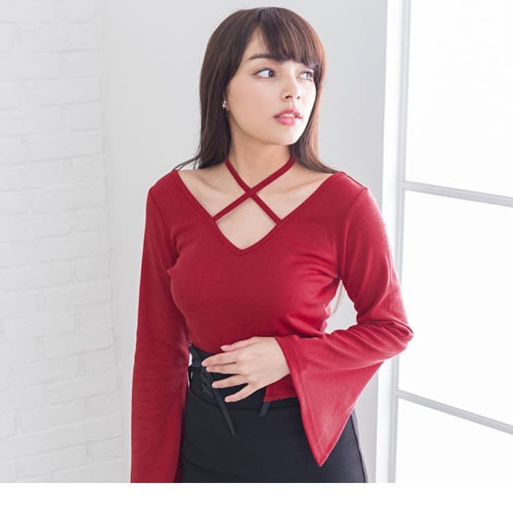 y♡様❤️８点⭐️A1218⭐️ JEANASIS ♥ フレアスリーブ トップス SALE!デニムフレアワンピース/ワンカラー/ジップアップ/ショート