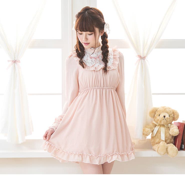 透けレースリボンクラシカルワンピース|DML|PR|SW||][品番