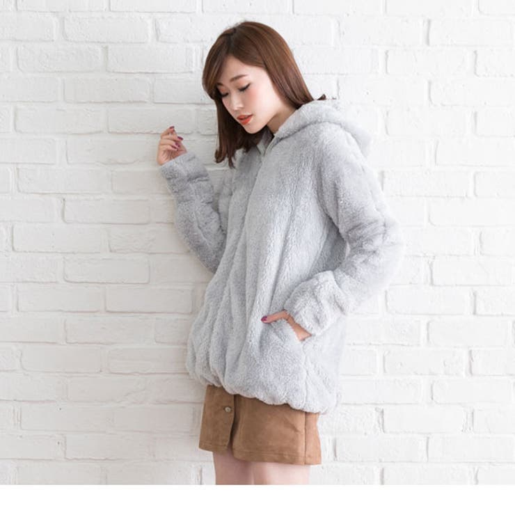 ネックウォーマー&ミトン4wayボアパーカーチュニック MaR CS[品番