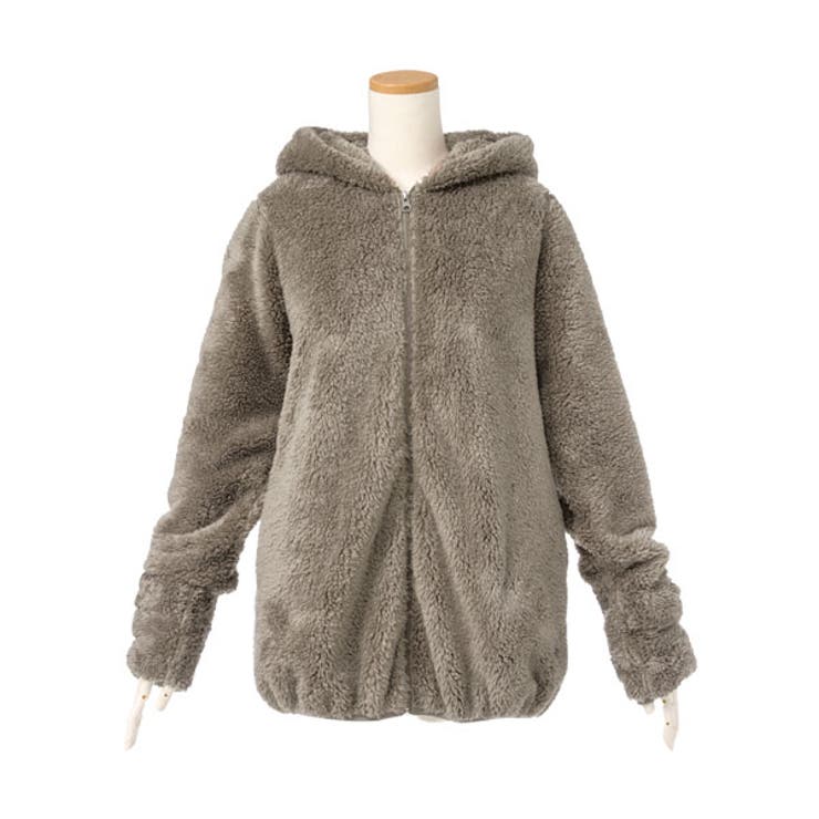 ネックウォーマー&ミトン4wayボアパーカーチュニック MaR CS[品番