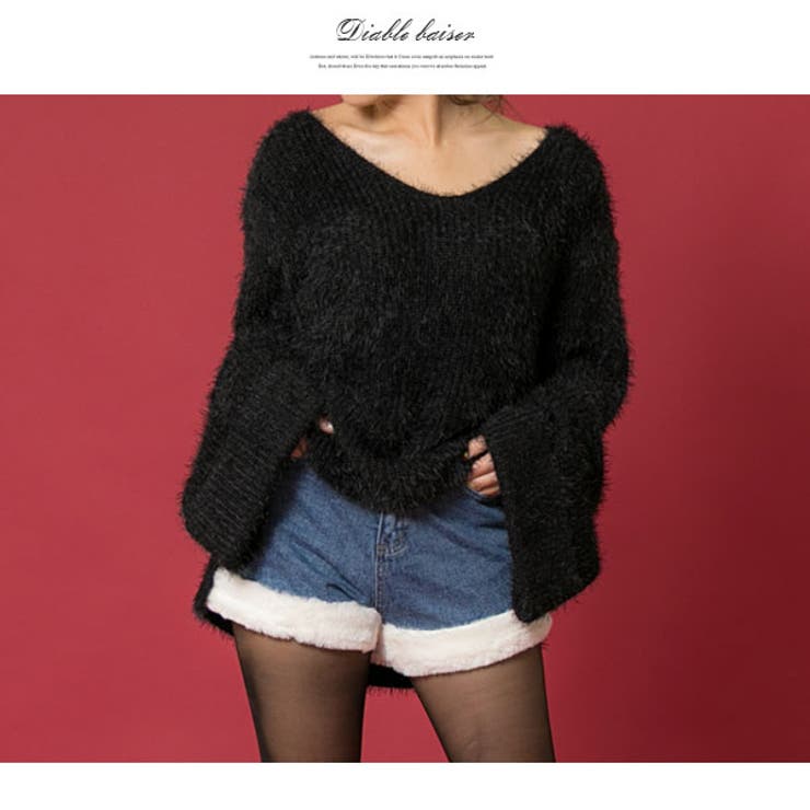 裾ファーデニムショートパンツ|DB|LX|SE||][品番：YU000040907]｜夢