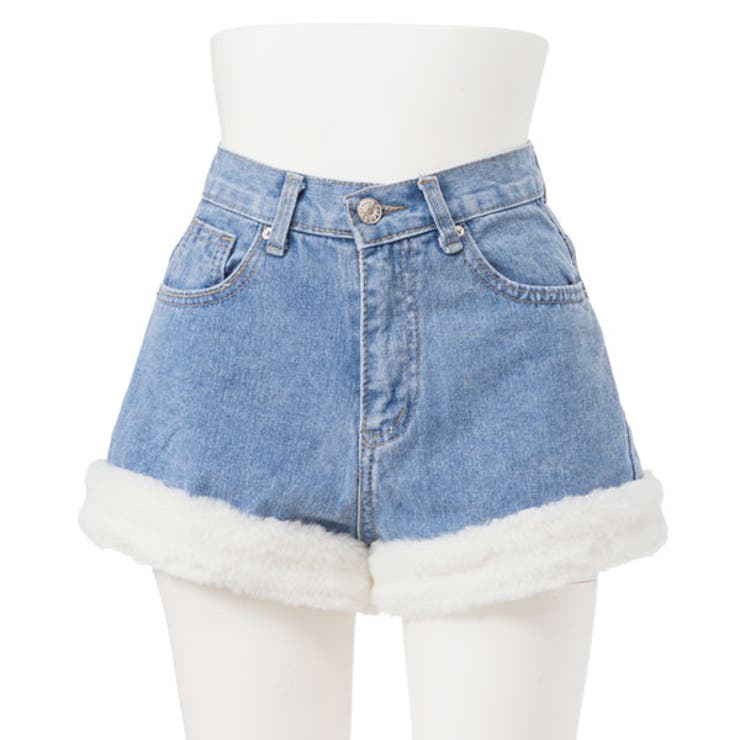Pium ピウム　ファーショートパンツ ハイウエストファーショートパンツ – pium