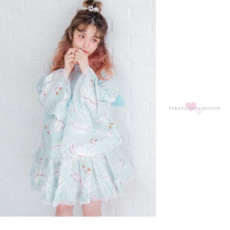 ❤︎夢羽❤︎ 　　AＬ⑧ 浴衣ドレス ❤︎夢羽❤︎ 様専用 AL⑧ 浴衣ドレス - メルカリ