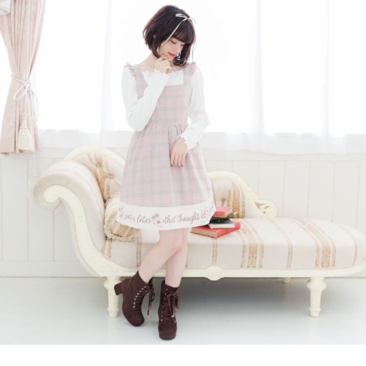 ベロアリボンレースアップロリータブーツ|DML|FN|SW||][品番