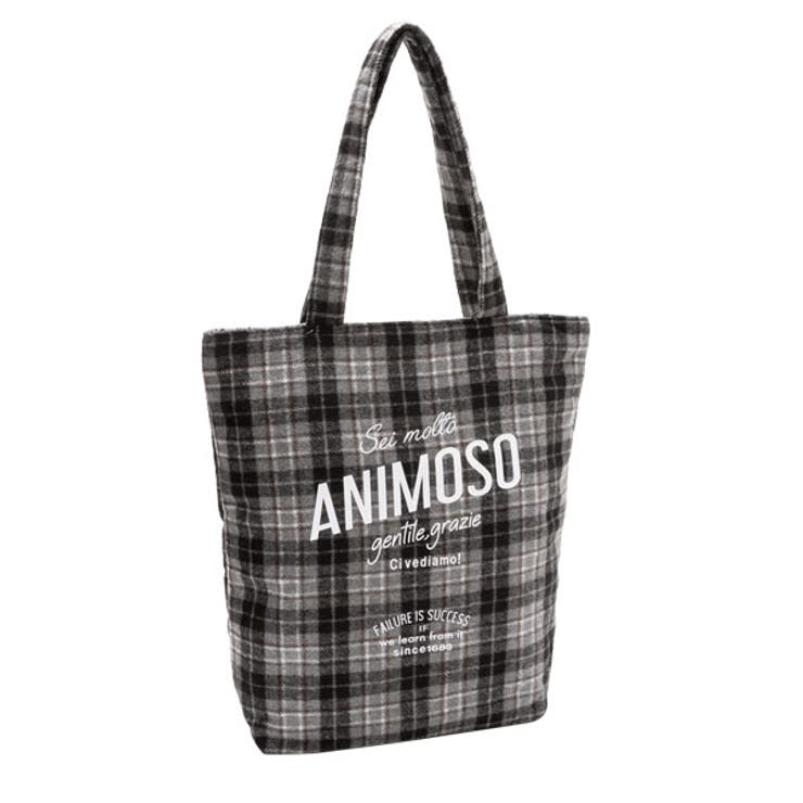 トートバッグ ロゴ チェック[品番：YU000041894]｜夢展望