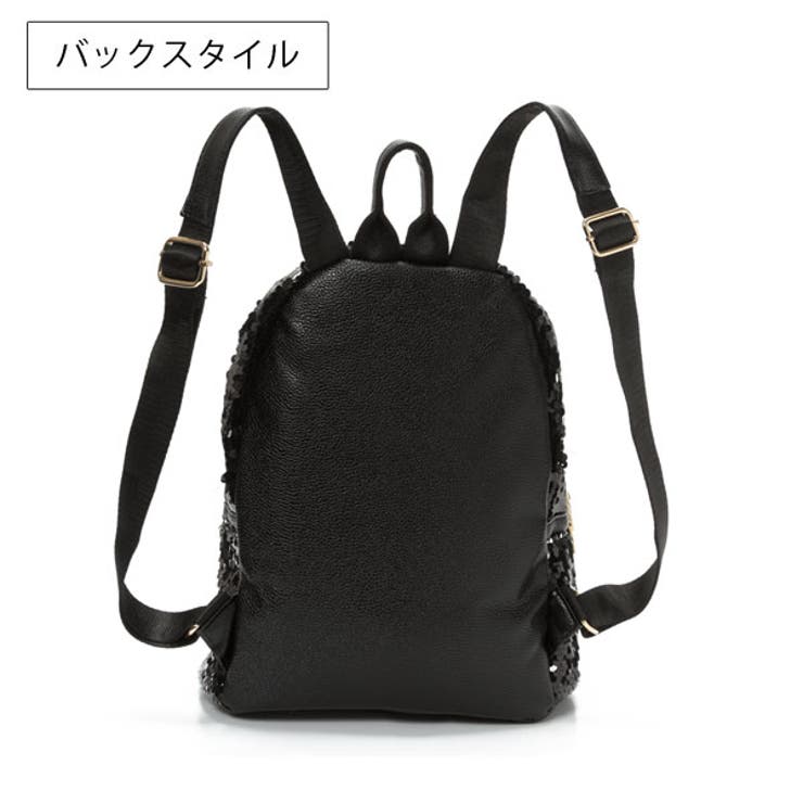 ミックスワッペンスパンコールリュックバッグ|DB|LX|SE||][品番 