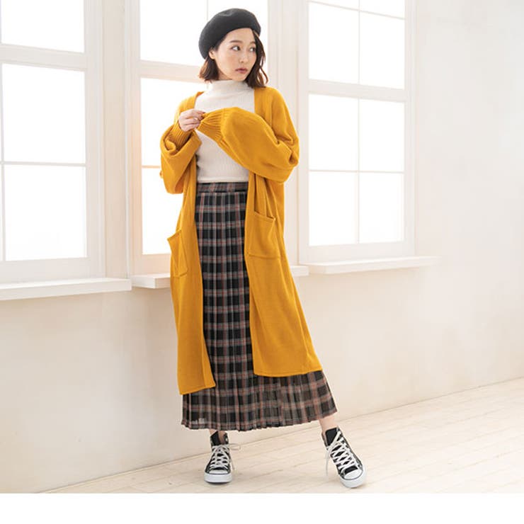 美品⭐︎ HUMAN WOMAN ベージュロングカーディガン　アルパカ uv カーディガン ロングカーディガン レディース サマー