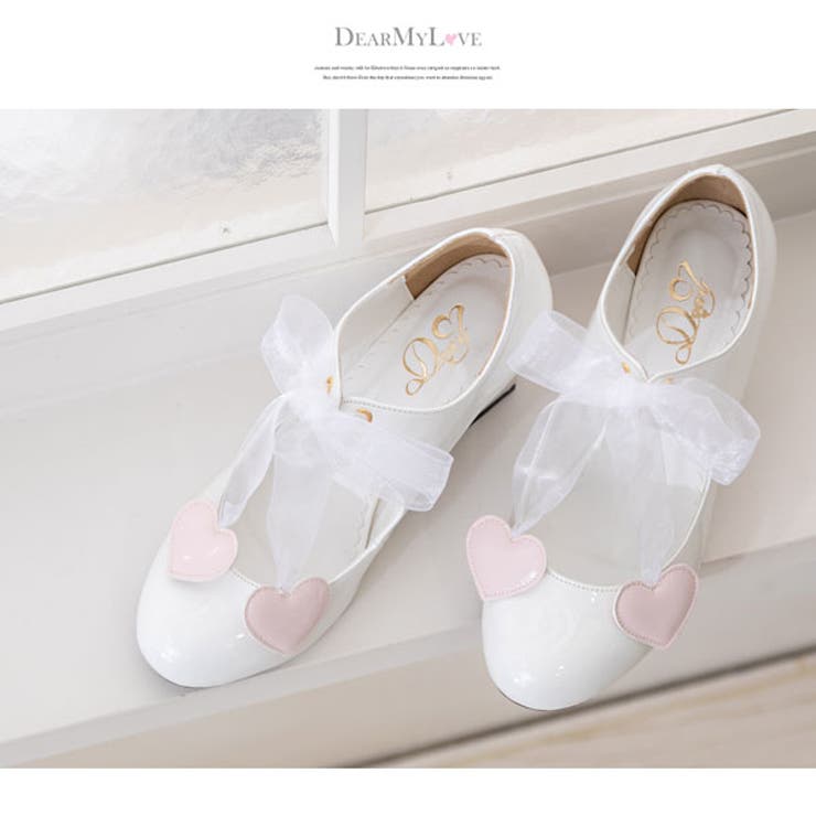 激レア 夢展望 ミュール ハートヒール 夢展望 - チュールレース＆リボンのハートヒールの通販 by