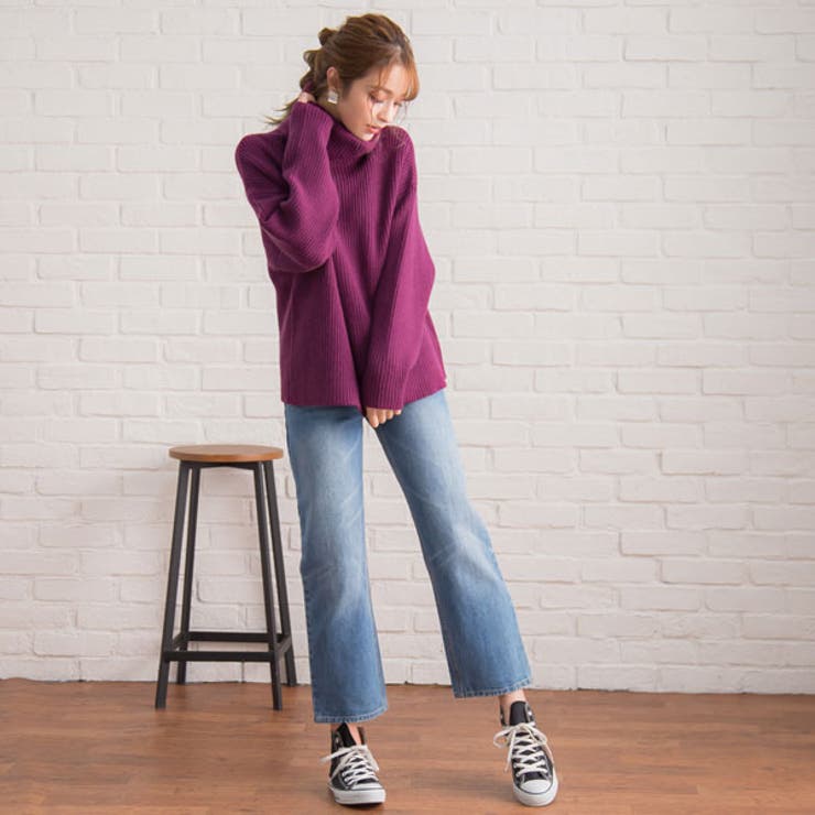 ニットトップス ボリューム タートル | 夢展望 | 詳細画像8 