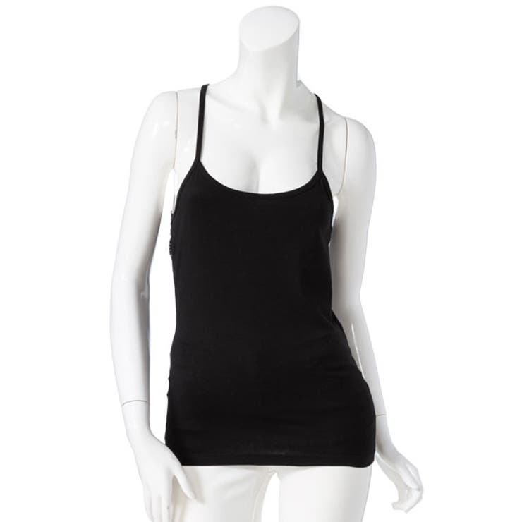 キャミソール バック透け セクシー[品番：YU000042798]｜夢展望