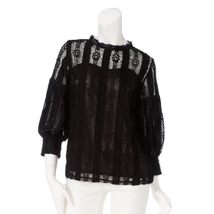 ブラウス バルーン袖 裏地付 | 夢展望 | 詳細画像10 