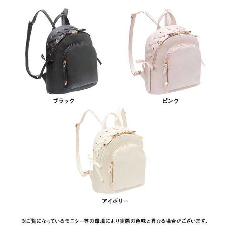 バッグ リュック レースアップ[品番：YU000043288]｜夢展望