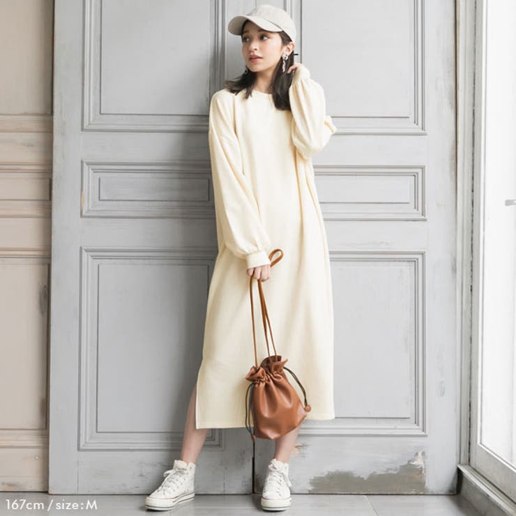 ワンピース スウェット ロング | 夢展望 | 詳細画像3 