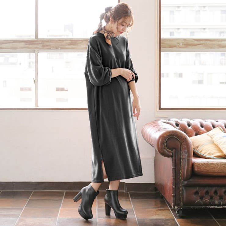 ワンピース スウェット ロング | 夢展望 | 詳細画像24 