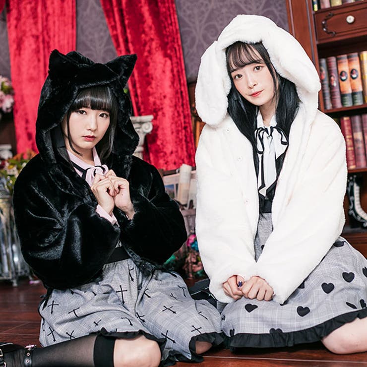 コート アウター 耳付き[品番：YU000043381]｜夢展望（ユメテンボウ