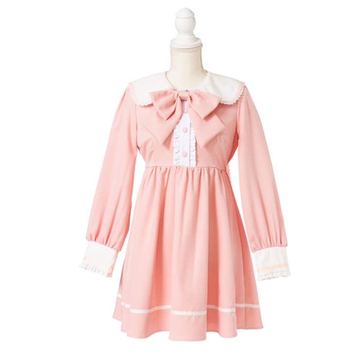 ピンクハウスうさぎワンピースとカーディガン、ウサ耳ジレとハート