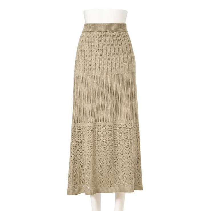 スカート かぎ針 クロシェ編み[品番：YU000043964]｜夢展望