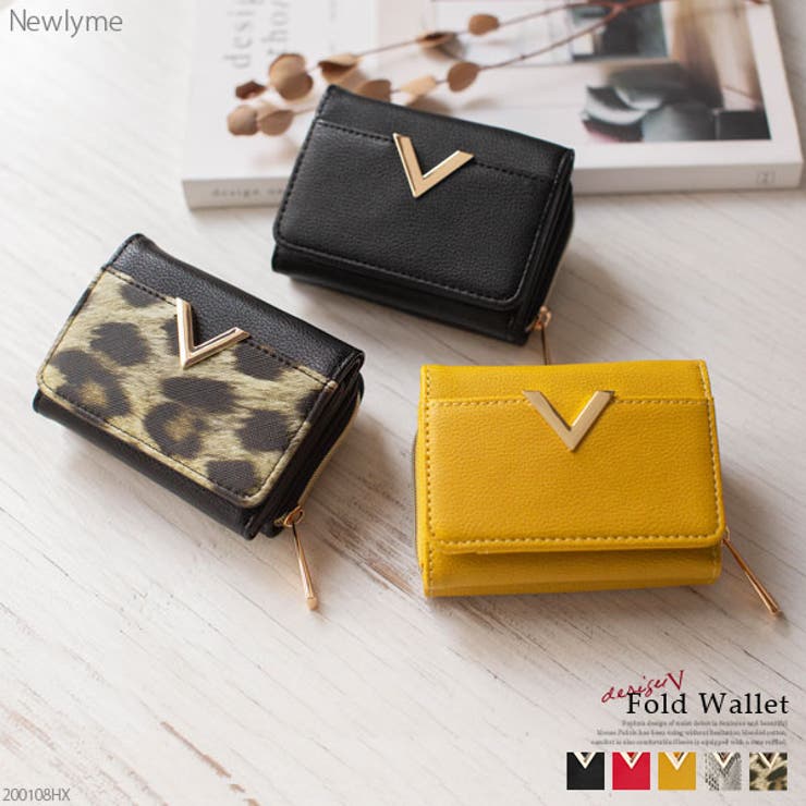 折りたたみ財布 you a use Wonder wallet_24 colors 財布 折りたたみ財布 V金具[品番：YU000043737]｜夢展望