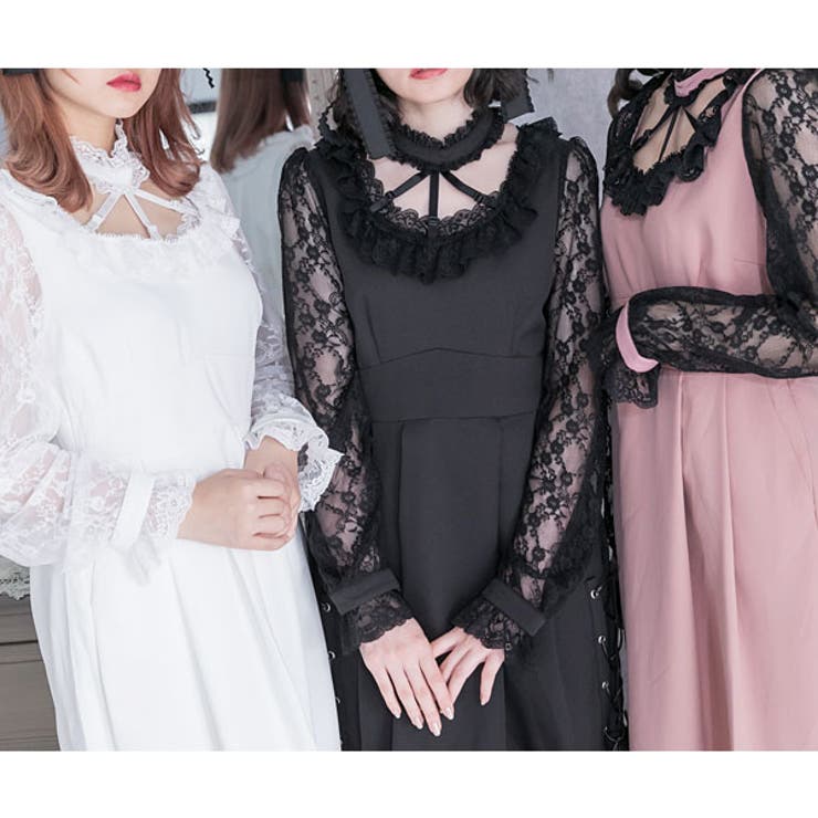 ワンピース チョーカー レースアップ 品番 Yu Dearmylove ディアマイラブ のレディースファッション通販 Shoplist ショップリスト