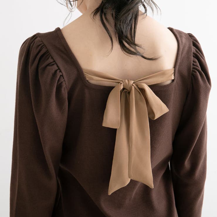 styling/｜バックリボンカットトップス | Rakuten Fashion(楽天