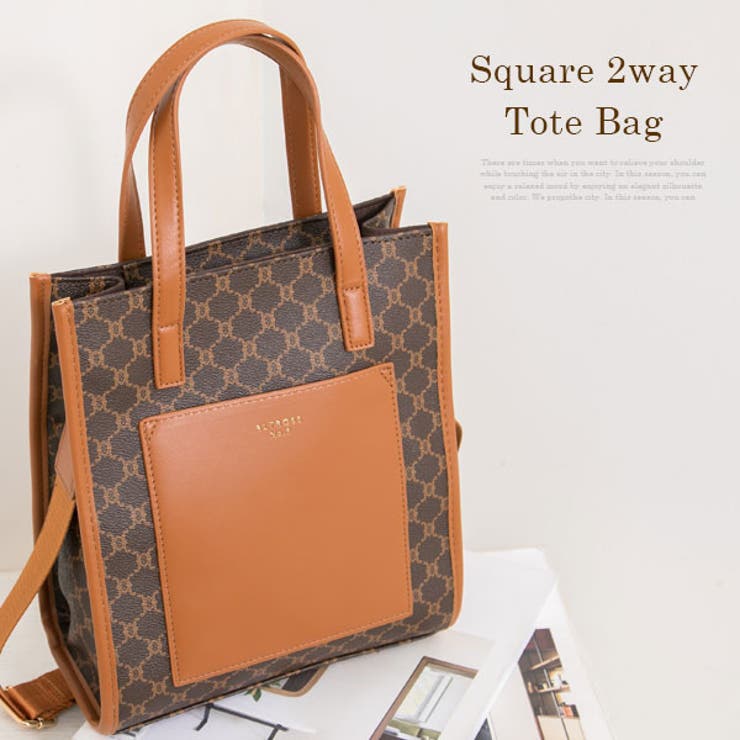 韓国デザイン エコレザー スクエア カセットバッグ トート BAG SUIT SQUARE 【スーツスクエア】レディース バッグ トートバッグ