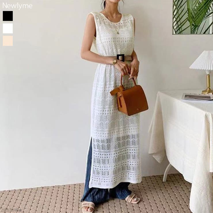 インナーset透かしニットワンピ 韓国 オルチャン 夢展望 品番 Yu 夢展望 ユメテンボウ のレディースファッション通販 Shoplist ショップリスト