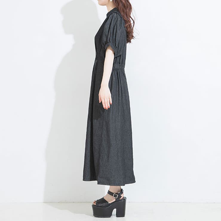 タックショルダーデニムワンピース 韓国 オルチャン 夢展望 | 夢展望 | 詳細画像16 