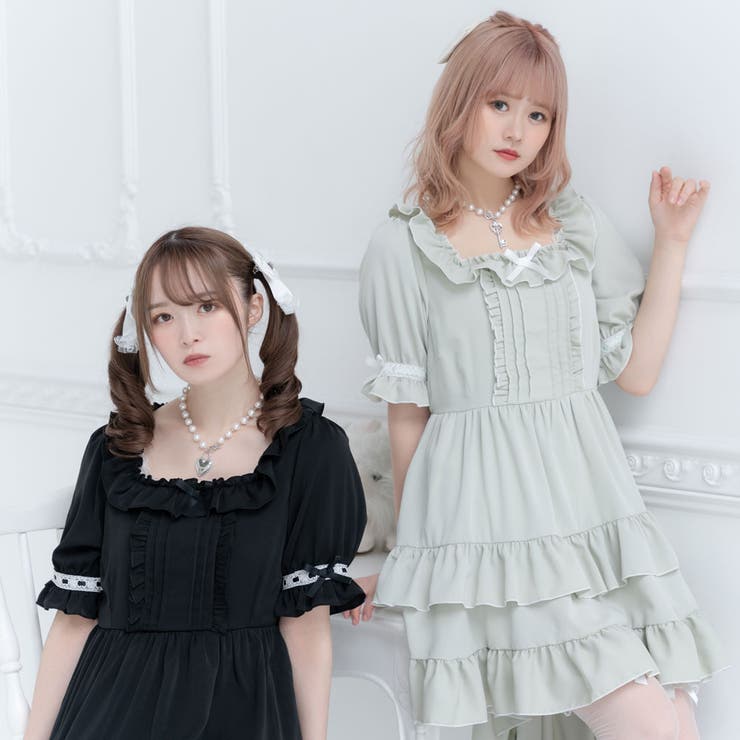 DearMyLove 妖精フィッシュテールフリルワンピース 黄色 妖精フィッシュテールフリルワンピース – レディース