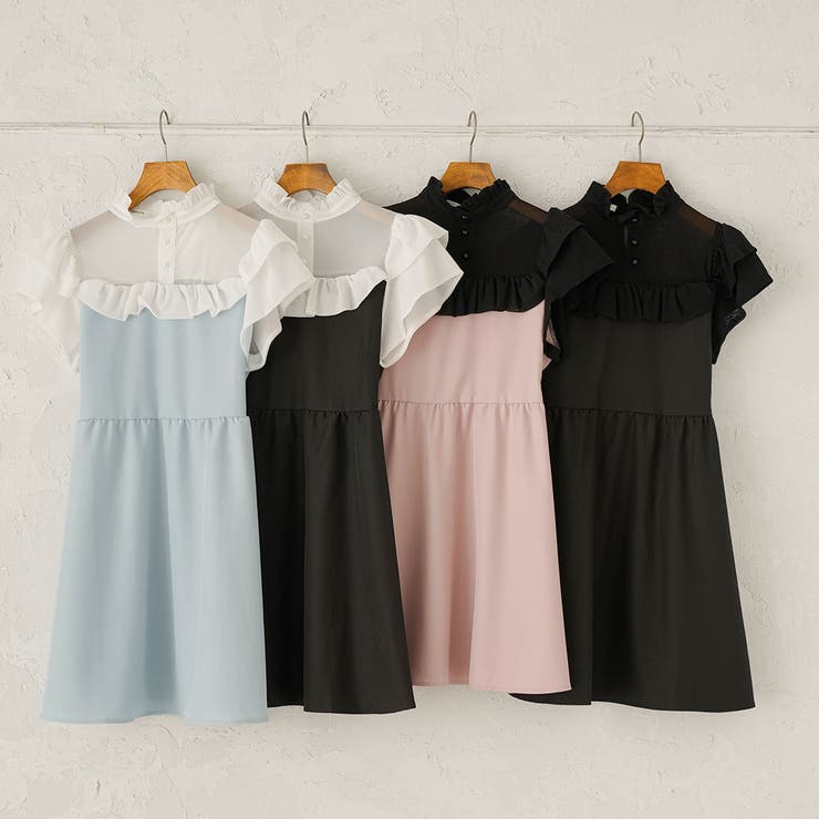 ヨークフリルドッキングワンピース 韓国  夢展望[品番：YU000046021]｜夢展望（ユメテンボウ）のレディースファッション通販｜SHOPLIST（ショップリスト）