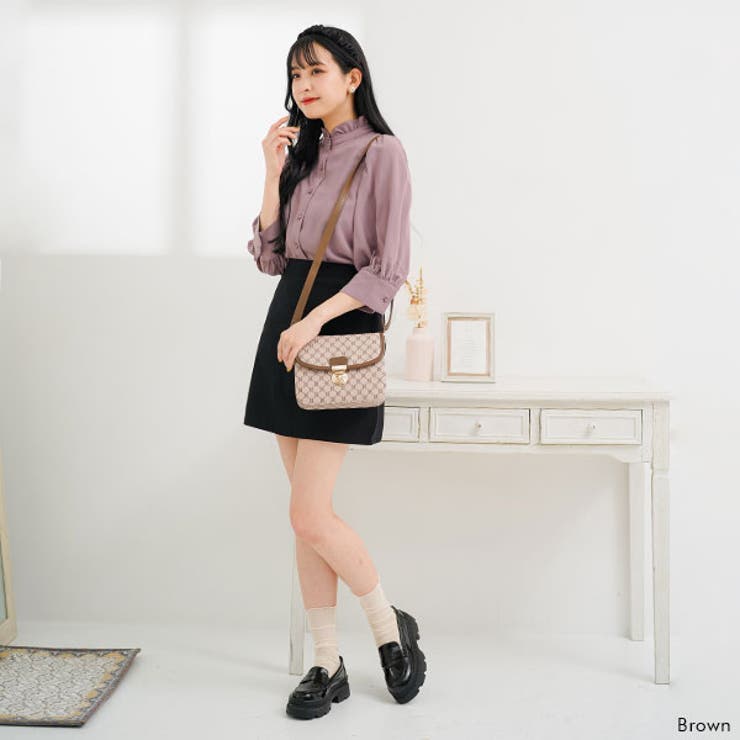 モノグラムショルダーバッグ 韓国 オルチャン 夢展望[品番