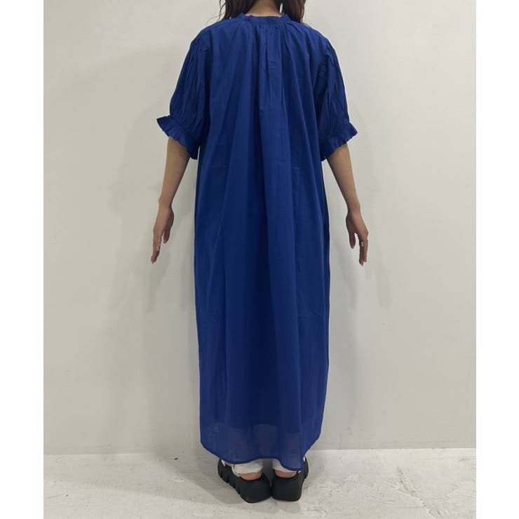 インド綿スキッパーロングワンピース 韓国 夢展望 bohmal | 夢展望 | 詳細画像42 