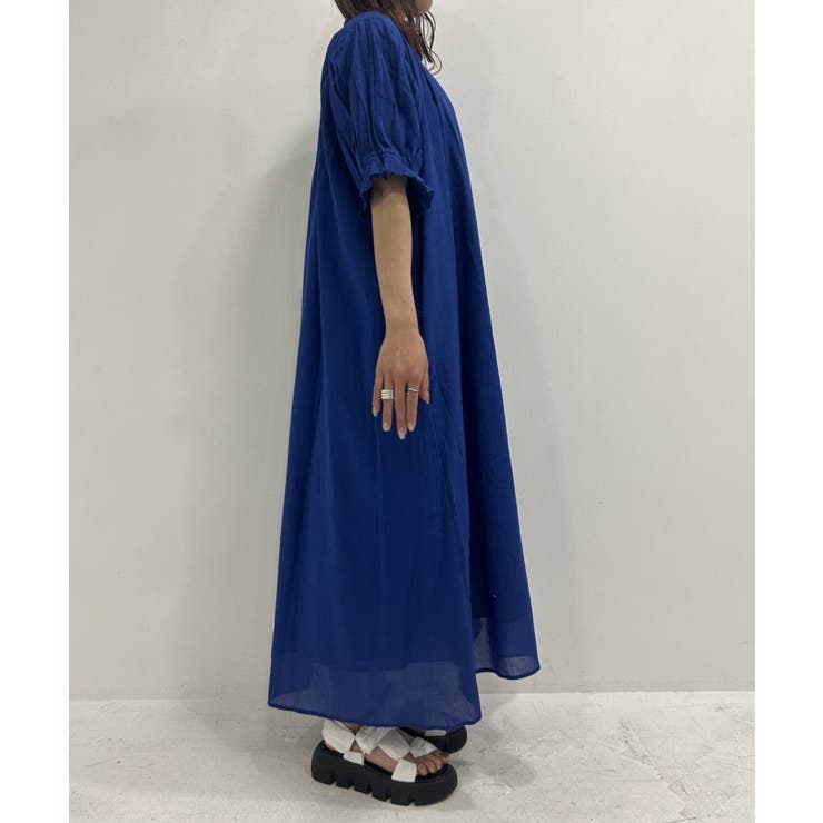 インド綿スキッパーロングワンピース 韓国 夢展望 bohmal | 夢展望 | 詳細画像43 