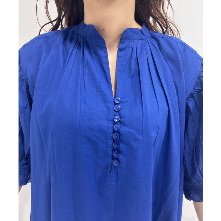 インド綿スキッパーロングワンピース 韓国 夢展望 bohmal | 夢展望 | 詳細画像44 