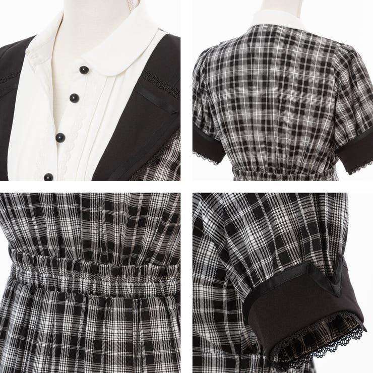 アイドルレースリボンワンピース 量産型 地雷系 夢展望 | DearMyLove | 詳細画像26 