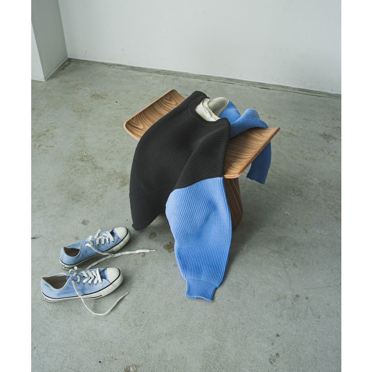 変形アーム前後差カラフルダンボールニット 韓国 夢展望 | 夢展望 | 詳細画像45 