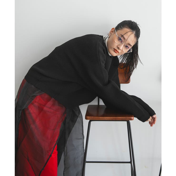 変形アーム前後差カラフルダンボールニット 韓国 夢展望 | 夢展望 | 詳細画像68 