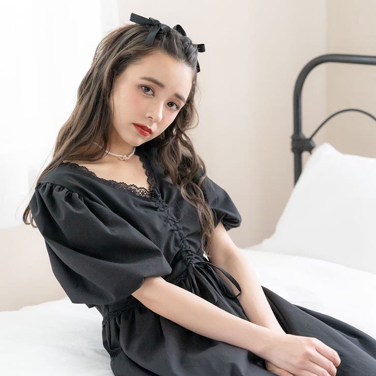 フロントドロストワンピース 量産型 地雷系 夢展望 | DearMyLove | 詳細画像19 