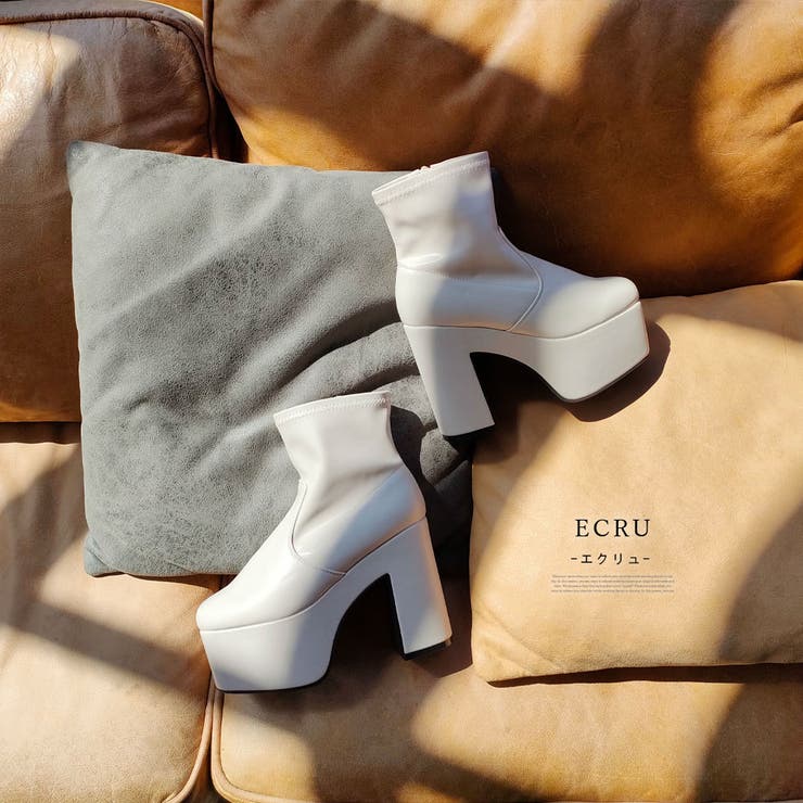 12cm厚底ストレッチショートブーツ 韓国 夢展望 ギャル ガーリー アイドル | 夢展望 | 詳細画像39 