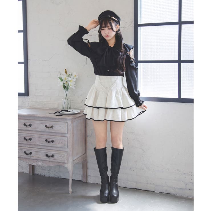厚底ストレッチフィットロングブーツ 韓国 夢展望 ギャル アイドル Y2K
