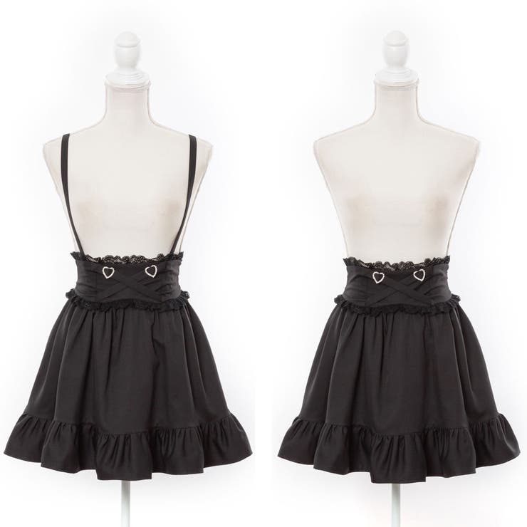 選べる丈キラキラハートクロスベルトスカート 量産型 地雷系 夢展望 | DearMyLove | 詳細画像16 