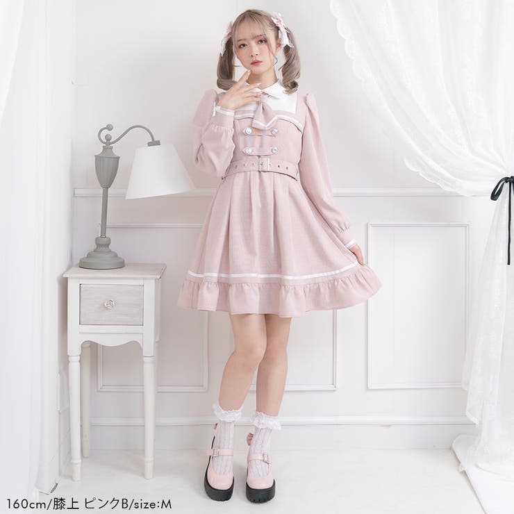 夢展望 探偵ネクタイワンピース 大きいサイズ かわいい 地雷系 量産系 夢展望 探偵ネクタイワンピース 大きいサイズ かわいい 地雷系