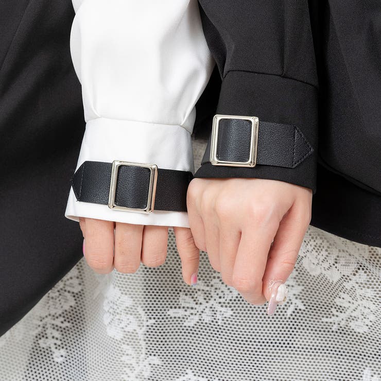 スクエアバックルジップショートブラウス 量産型 地雷系 夢展望 | DearMyLove | 詳細画像9 