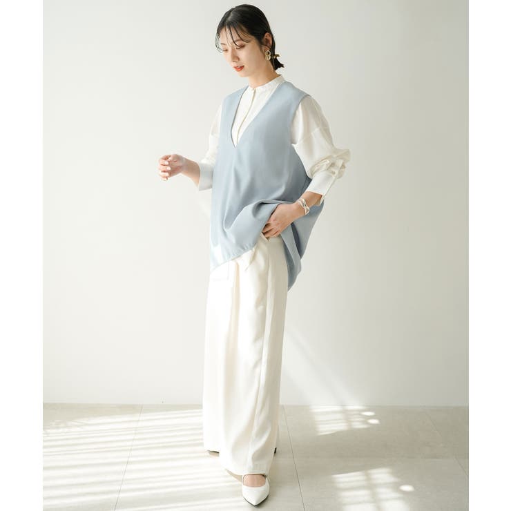 ショルダータックVネックベスト 韓国 夢展望 | 夢展望 | 詳細画像4 