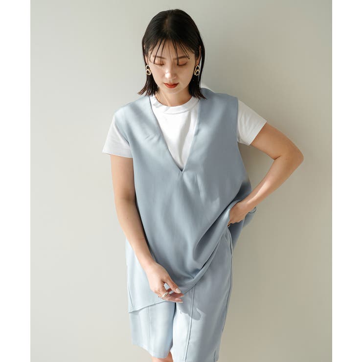 ショルダータックVネックベスト 韓国 夢展望 | 夢展望 | 詳細画像7 