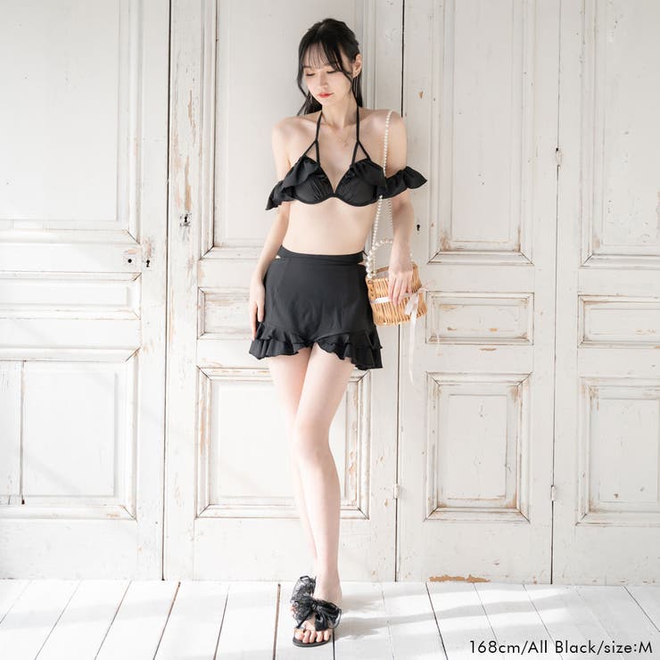 Rucheストリングスイムウェア 量産型 地雷系 夢展望 | DearMyLove | 詳細画像3 